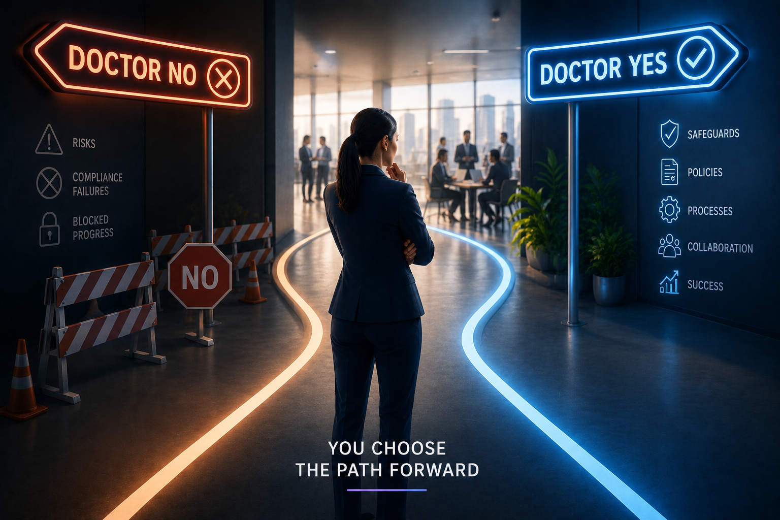 The move from Doctor No to Doctor Yes